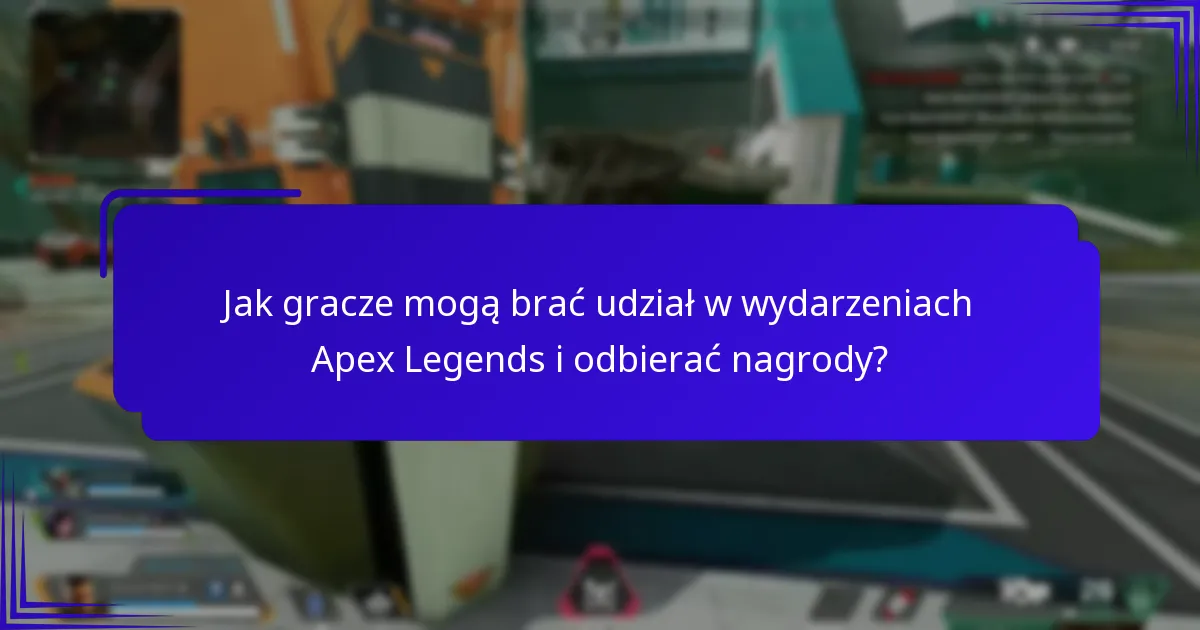 Jakie nagrody są dostępne podczas wydarzeń w Apex Legends?