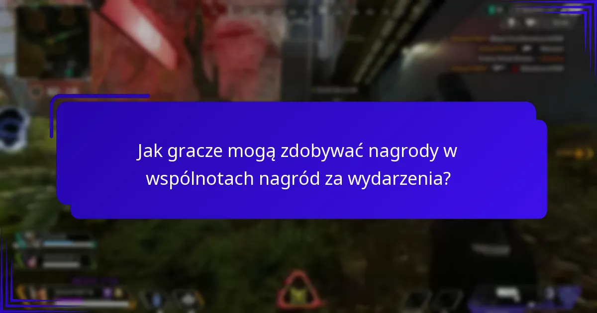 Jakie rodzaje wydarzeń społecznych są organizowane w wspólnotach nagród za wydarzenia?