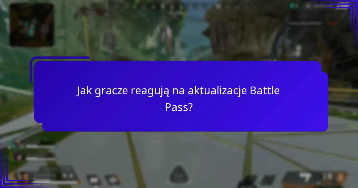 Jak gracze reagują na aktualizacje Battle Pass?