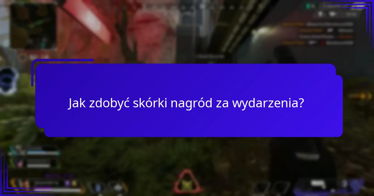 Jak zdobyć skórki nagród za wydarzenia?