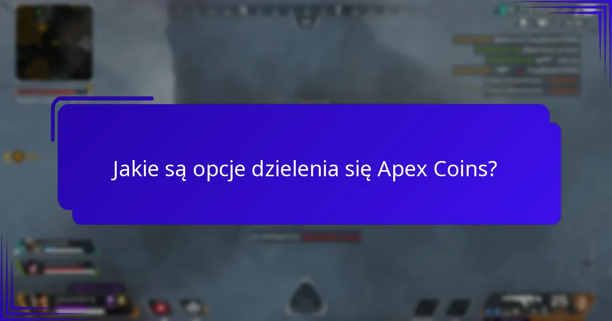 Jak zainicjować transfer Apex Coins?
